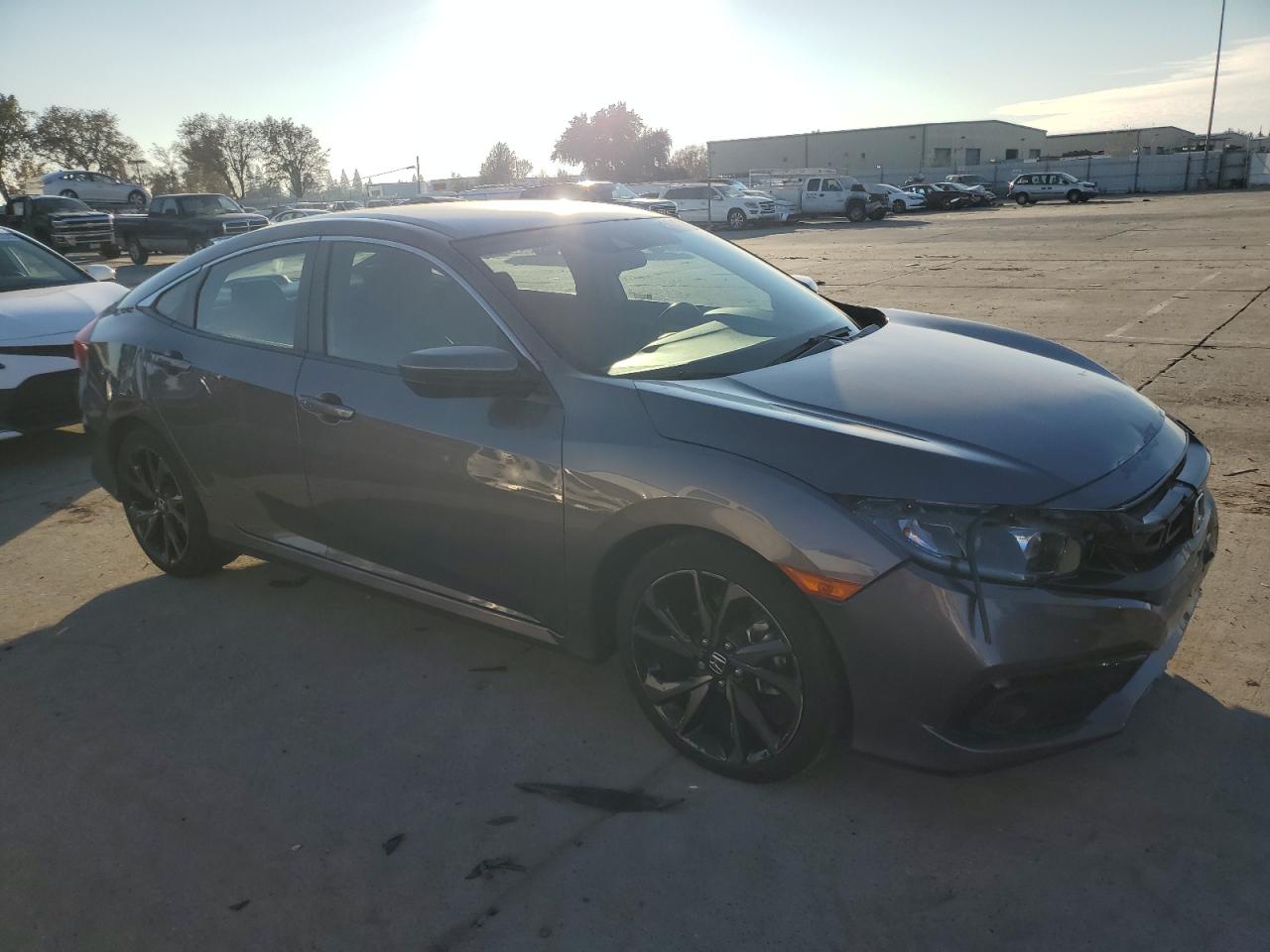 2020 Honda Civic VIN 19XFC2F81LE206479 Copart auction photo, front end damage thumbnail 4