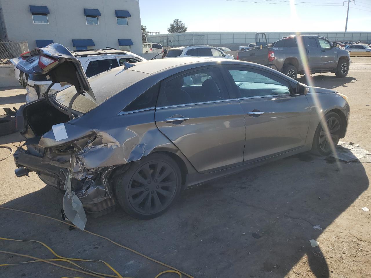 2011 Hyundai Sonata VIN 5NPEC4ABXBH271660 Copart auction photo, rear end damage thumbnail 3
