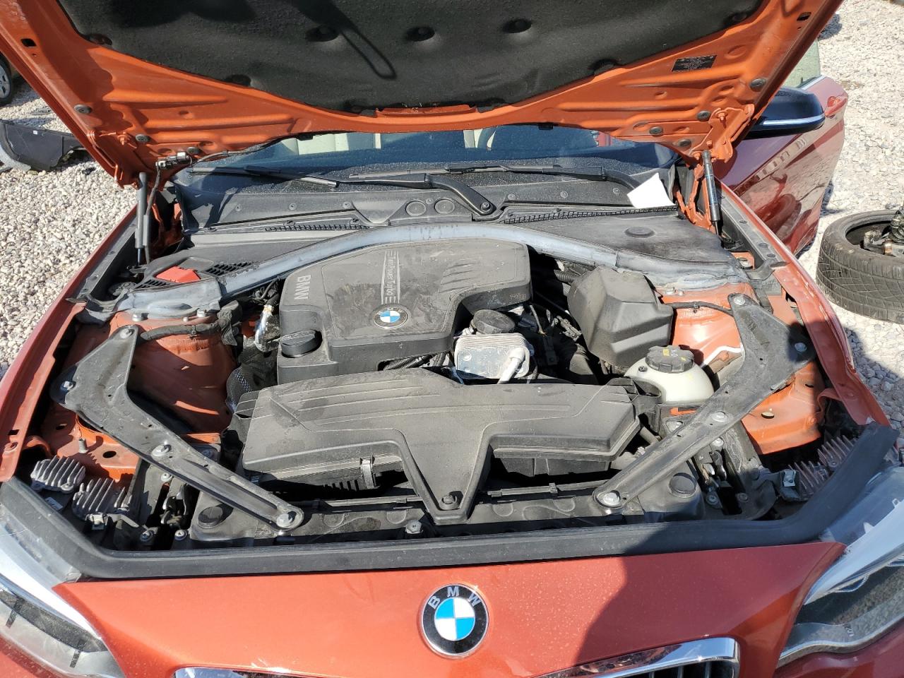 2015 BMW 2er VIN WBA1K7C50FV235022 Copart auction photo, all over damage thumbnail 12
