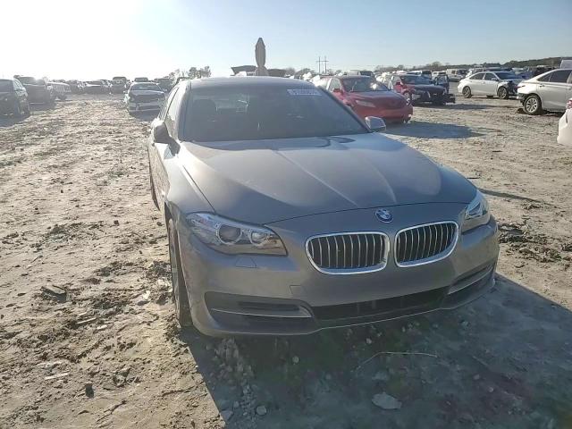2014 BMW 5er VIN WBAXA5C52ED690606 Copart auction photo, rear end / side damage thumbnail 11
