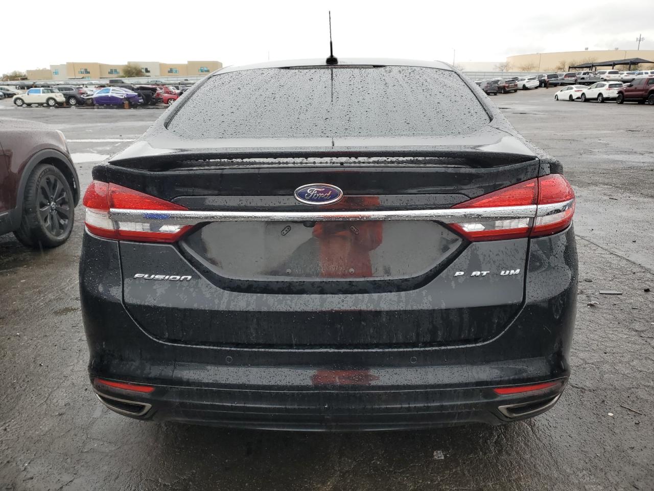 2017 Ford Fusion VIN 3FA6P0K93HR189195 Copart auction photo, rear end damage thumbnail 6