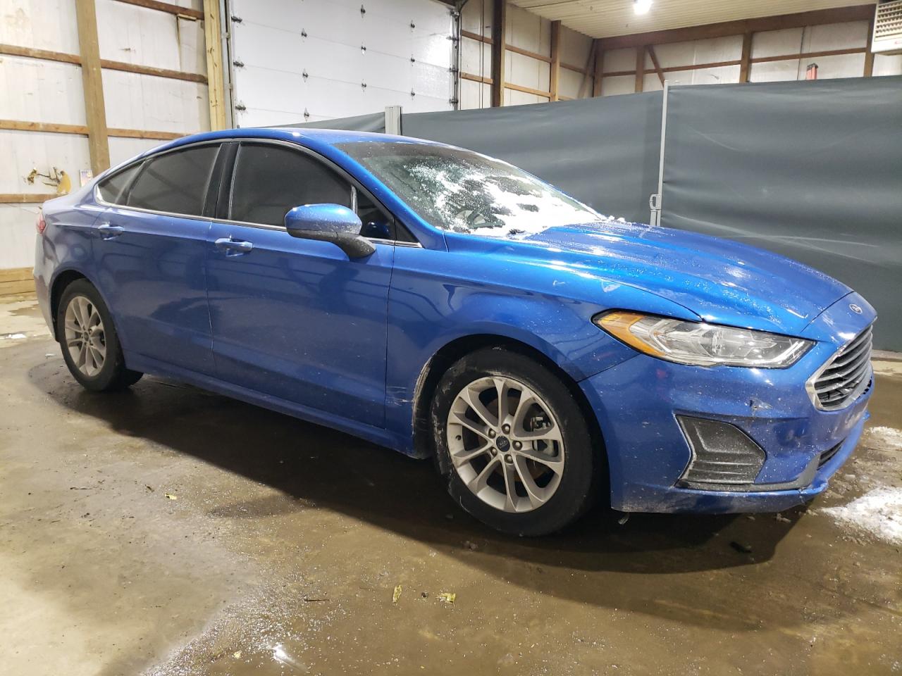 2020 Ford Fusion VIN 3FA6P0HD5LR164724 Copart auction photo, undercarriage damage thumbnail 4
