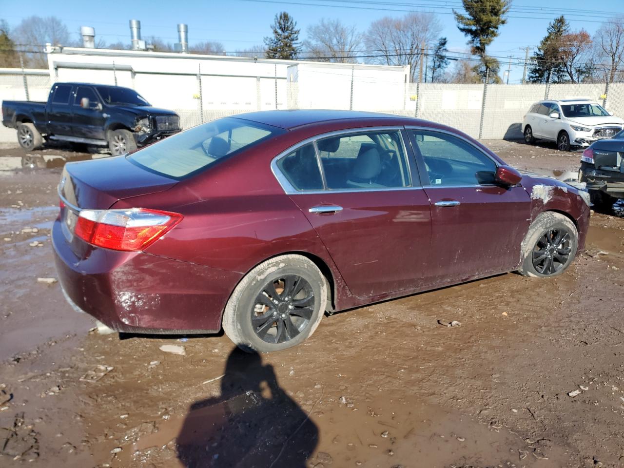 2015 Honda Accord VIN 1HGCR2F39FA046317 Copart auction photo, side damage thumbnail 3