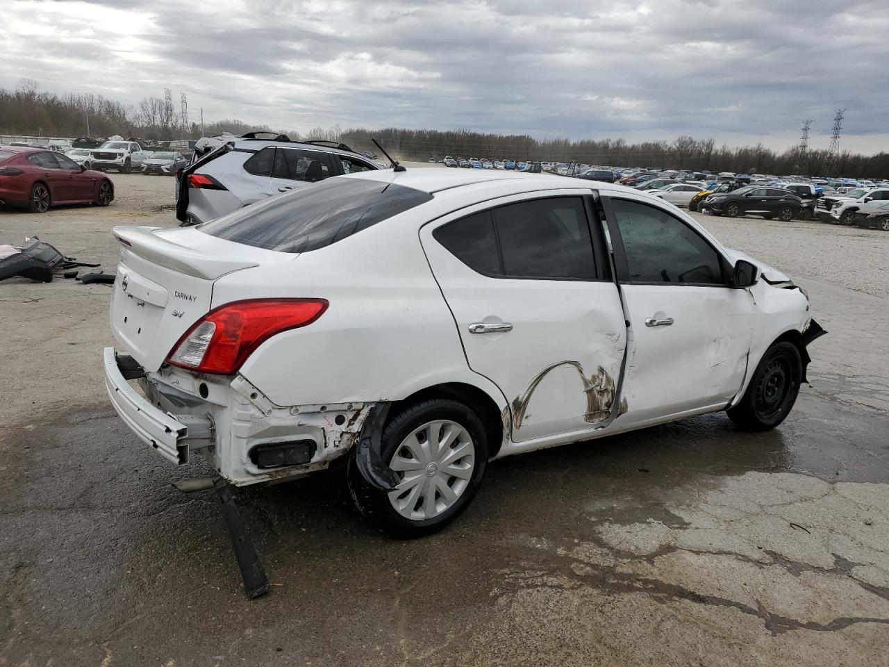 2018 Nissan Versa VIN 3N1CN7AP6JL826829 Copart auction photo, all over damage thumbnail 3
