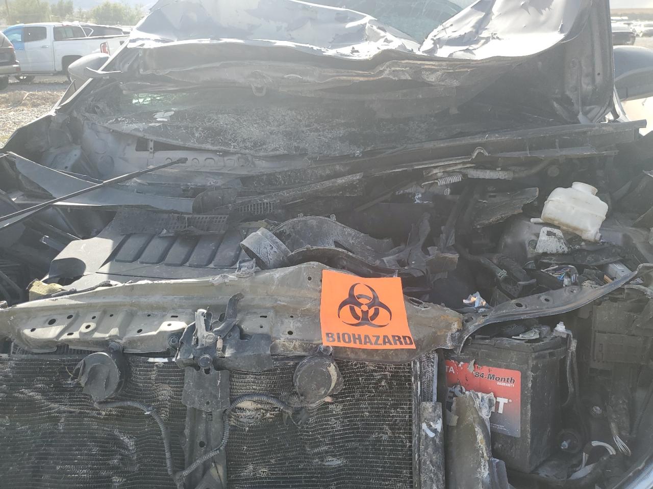 2015 Toyota Highlander VIN 5TDBKRFH4FS202155 Copart auction photo, front end damage thumbnail 11