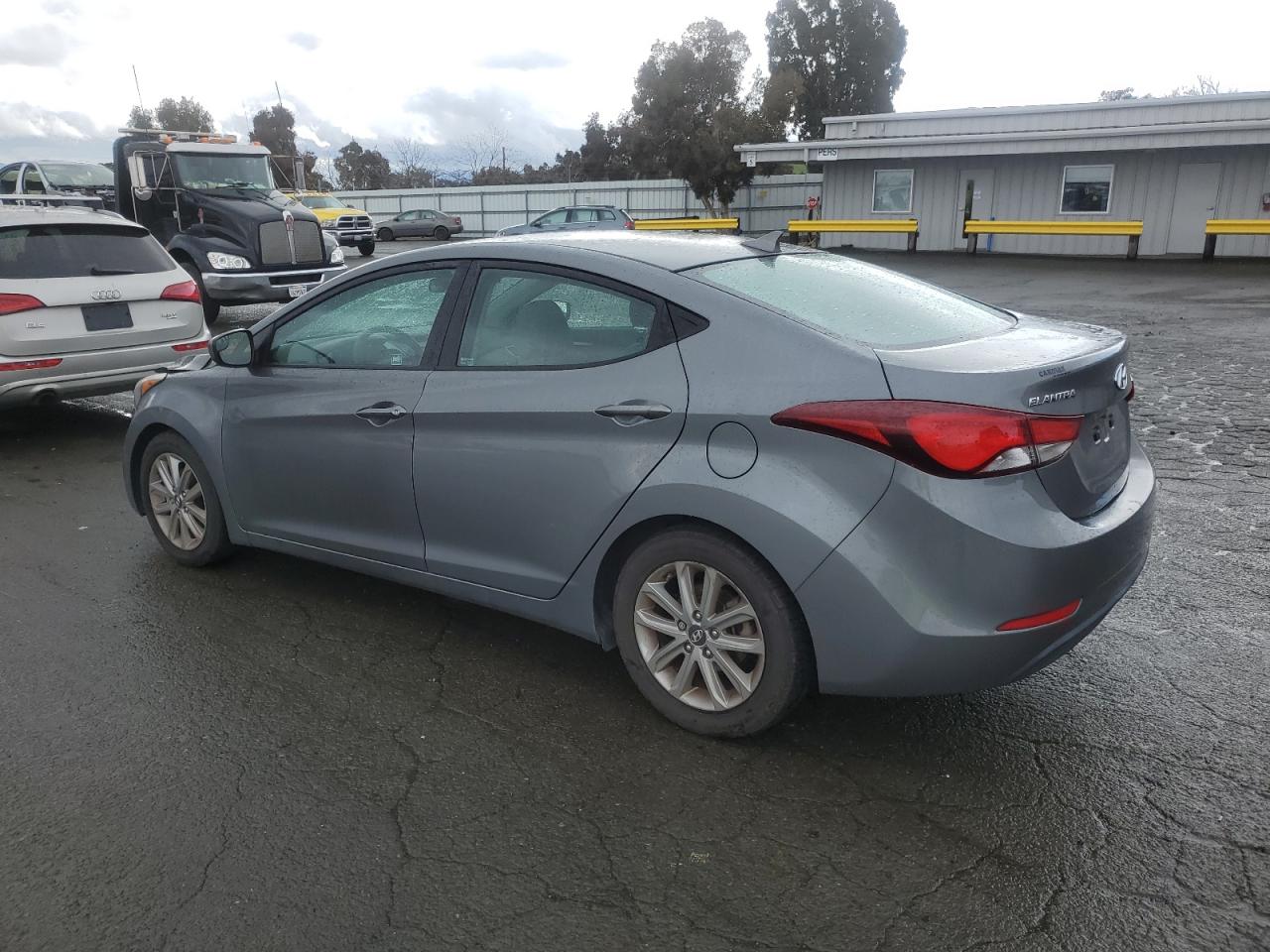 2014 Hyundai Elantra VIN 5NPDH4AE0EH489523 Copart auction photo, front end damage thumbnail 2