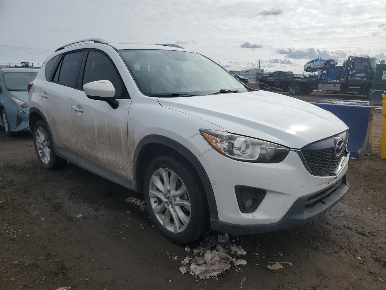 2014 Mazda CX-5 VIN JM3KE4DY0E0384300 Copart auction photo, front end / rear end damage thumbnail 4