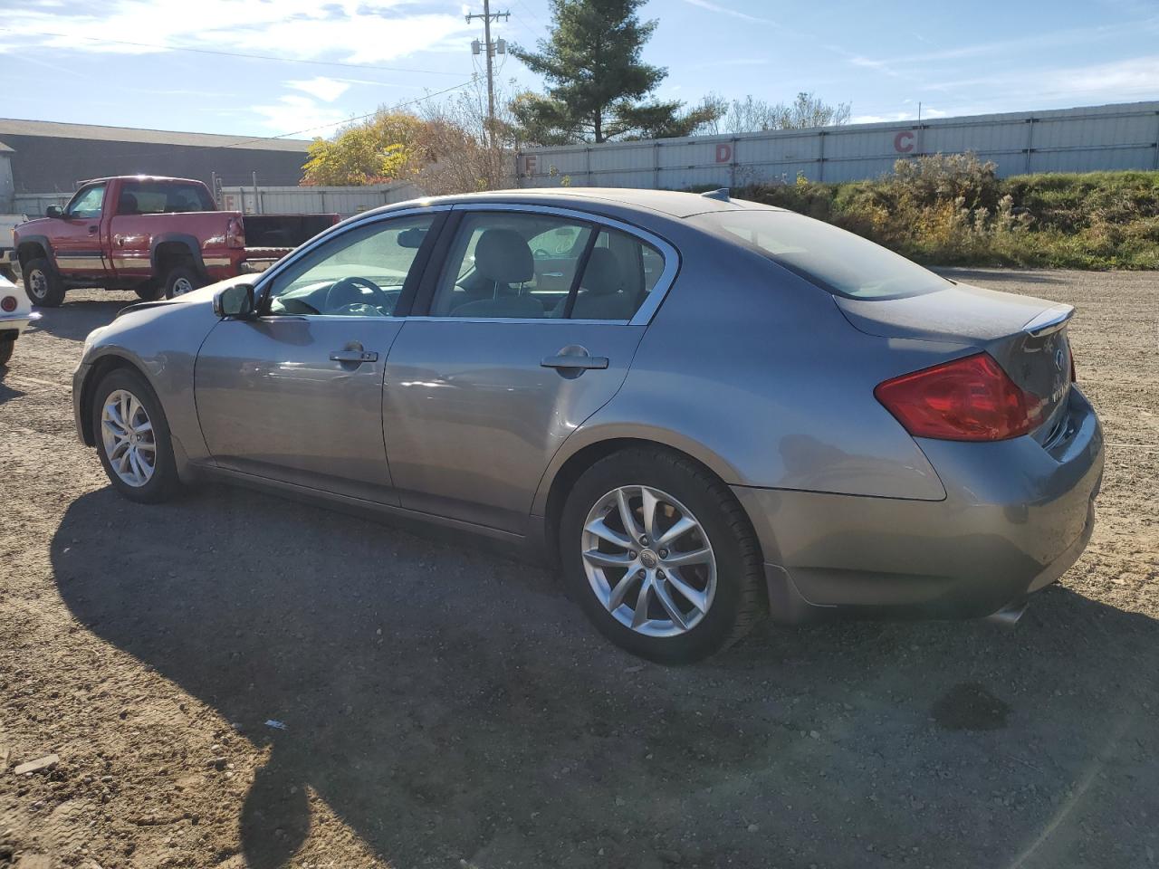 2008 Infiniti G VIN JNKBV61F08M273524 Copart auction photo, front end / side damage thumbnail 2