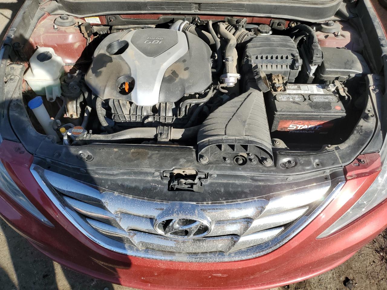2013 Hyundai Sonata VIN 5NPEC4AB2DH535439 Copart auction photo, rear end / front end damage thumbnail 11