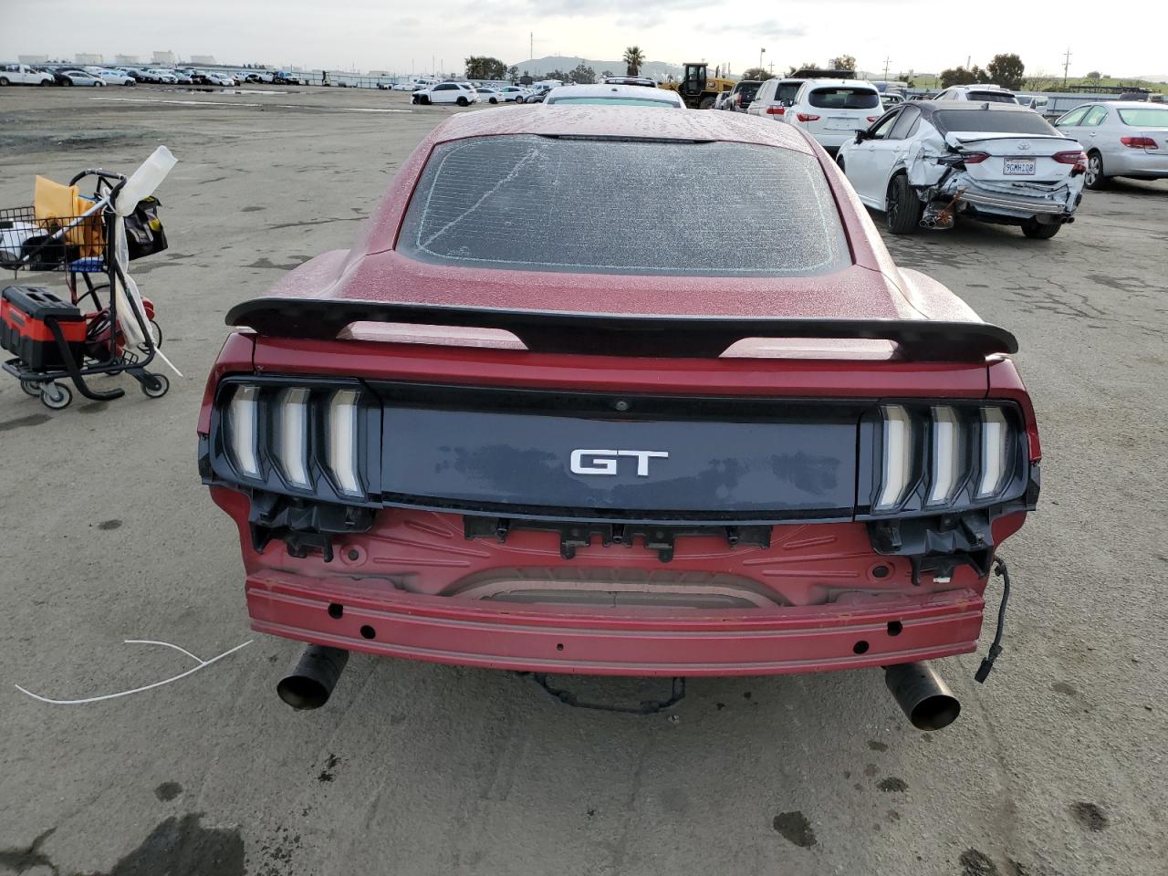 2017 Ford Mustang VIN 1FA6P8CF6H5255499 Copart auction photo, front end damage thumbnail 6