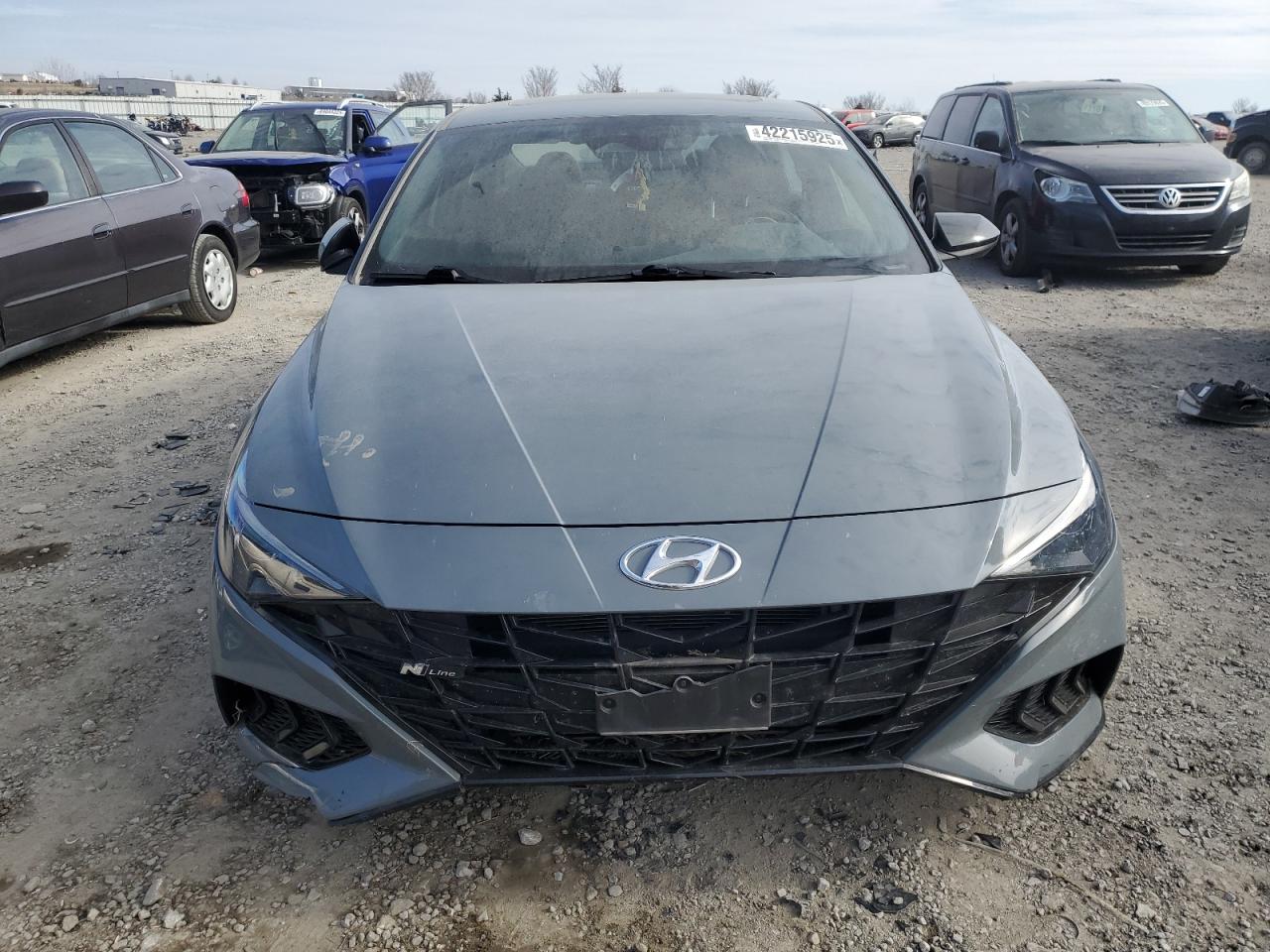 2022 Hyundai Elantra VIN KMHLR4AF6NU295050 Copart auction photo, rear end damage thumbnail 5