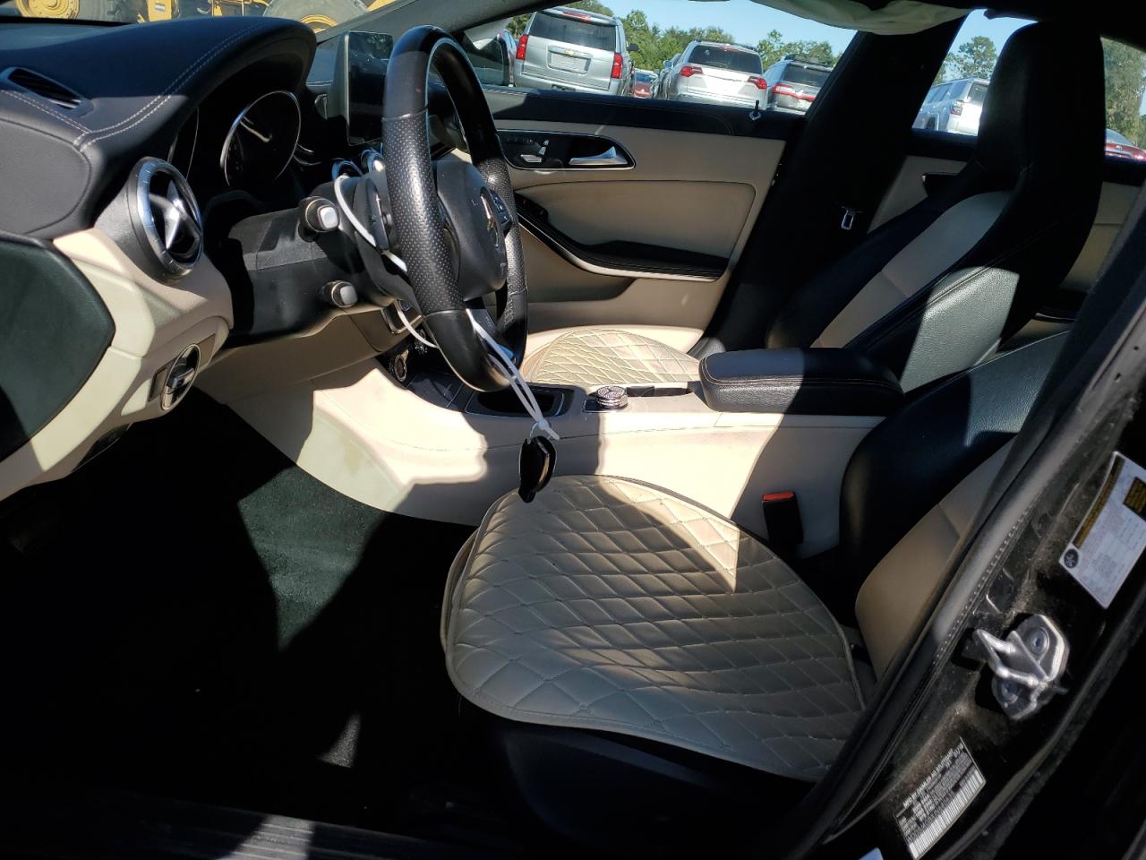 2018 Mercedes-Benz CLA-klasse VIN WDDSJ4GBXJN640635 Copart auction photo, front end / side damage thumbnail 7