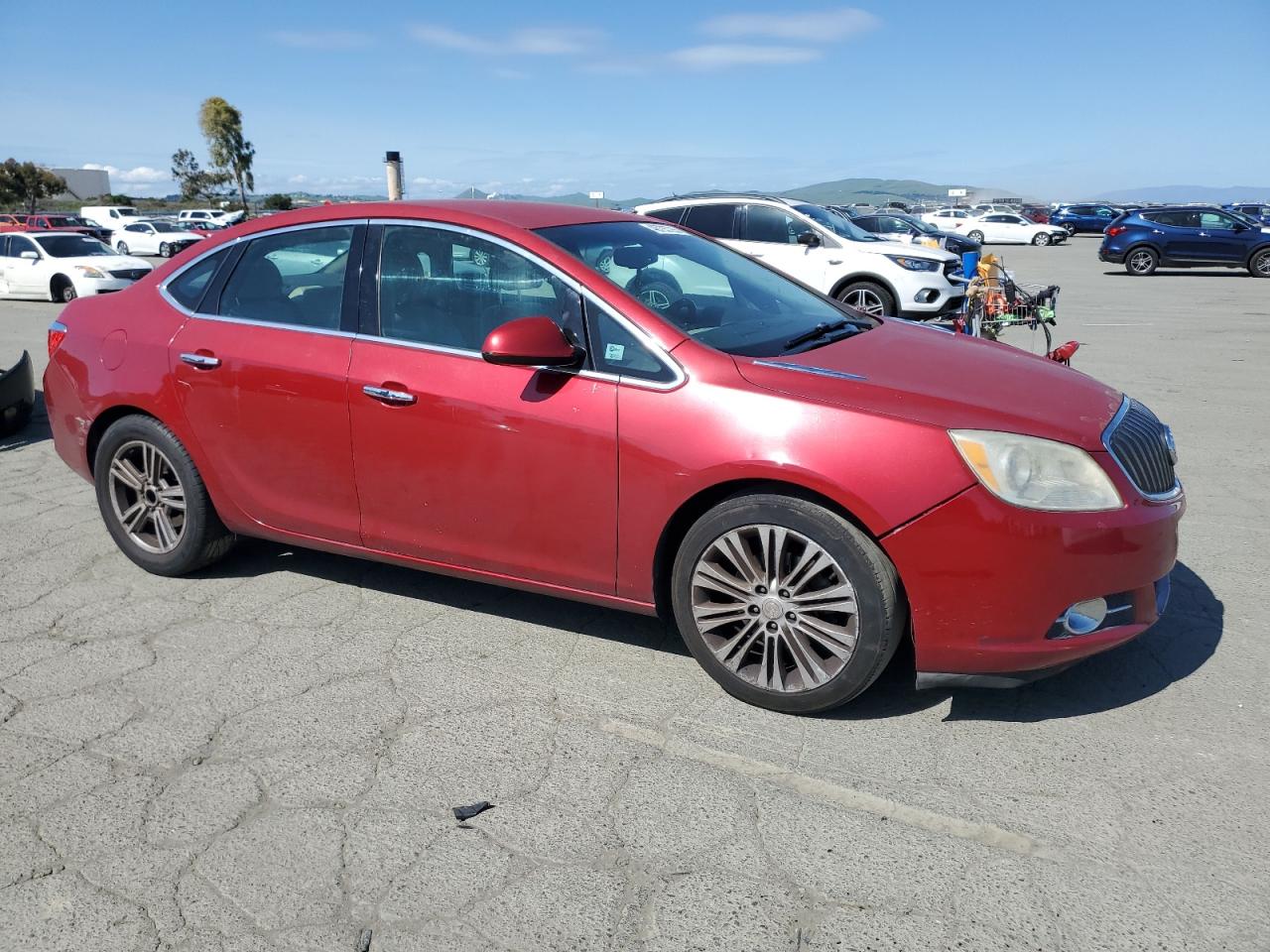 2014 Buick Verano VIN 1G4PP5SK5E4129014 Copart auction photo, front end / rear end damage thumbnail 4