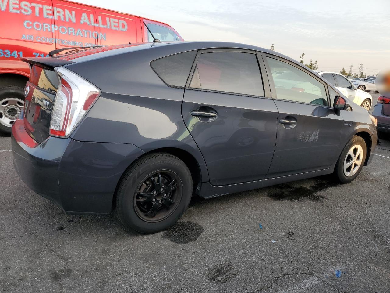 2012 Toyota Prius VIN JTDKN3DU7C5410763 Copart auction photo, all over damage thumbnail 3