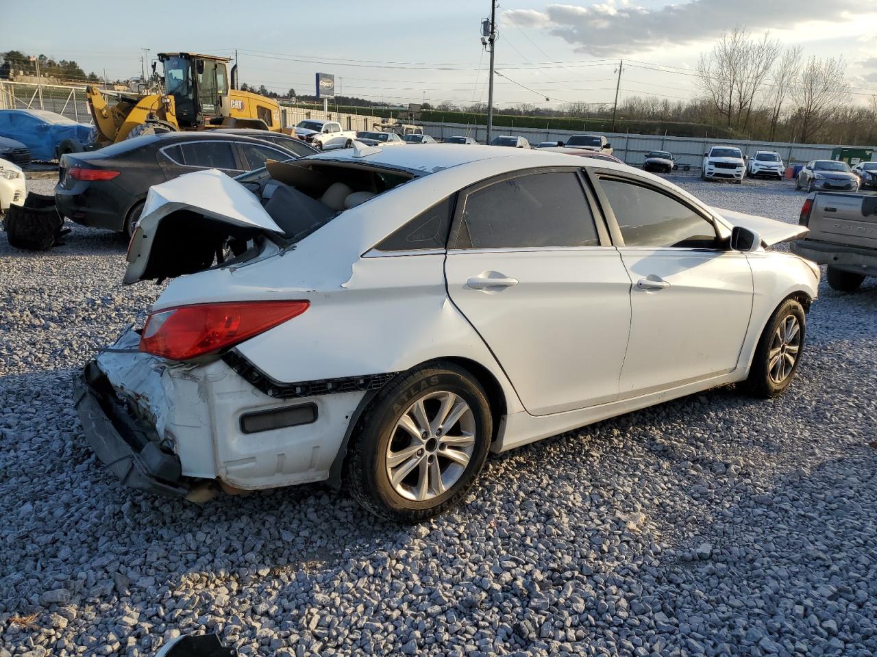 2011 Hyundai Sonata VIN 5NPEB4AC8BH019546 Copart auction photo, rear end / front end damage thumbnail 3