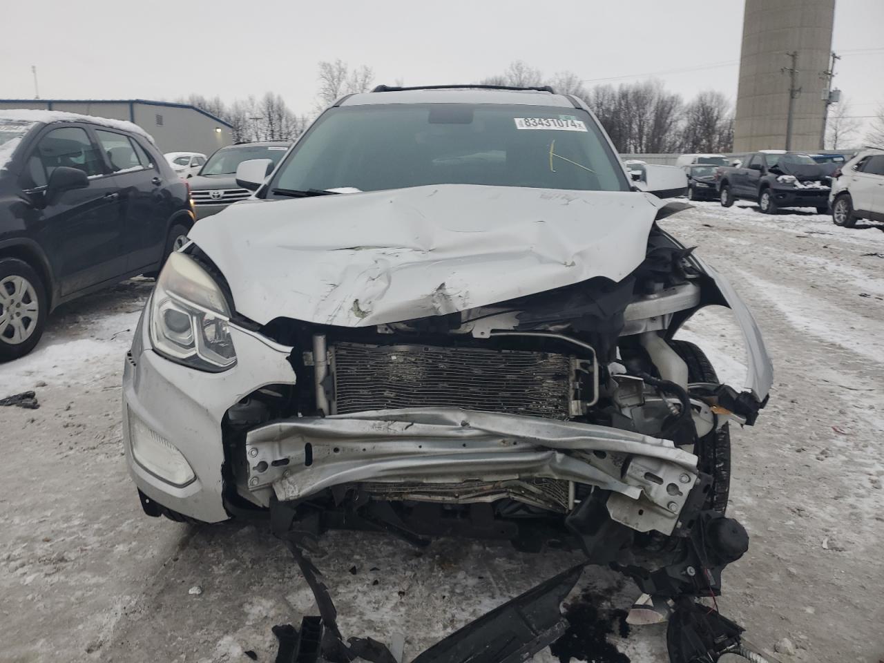 2017 Chevrolet Equinox VIN 2GNALCEK5H1586368 Copart auction photo, front end damage thumbnail 5