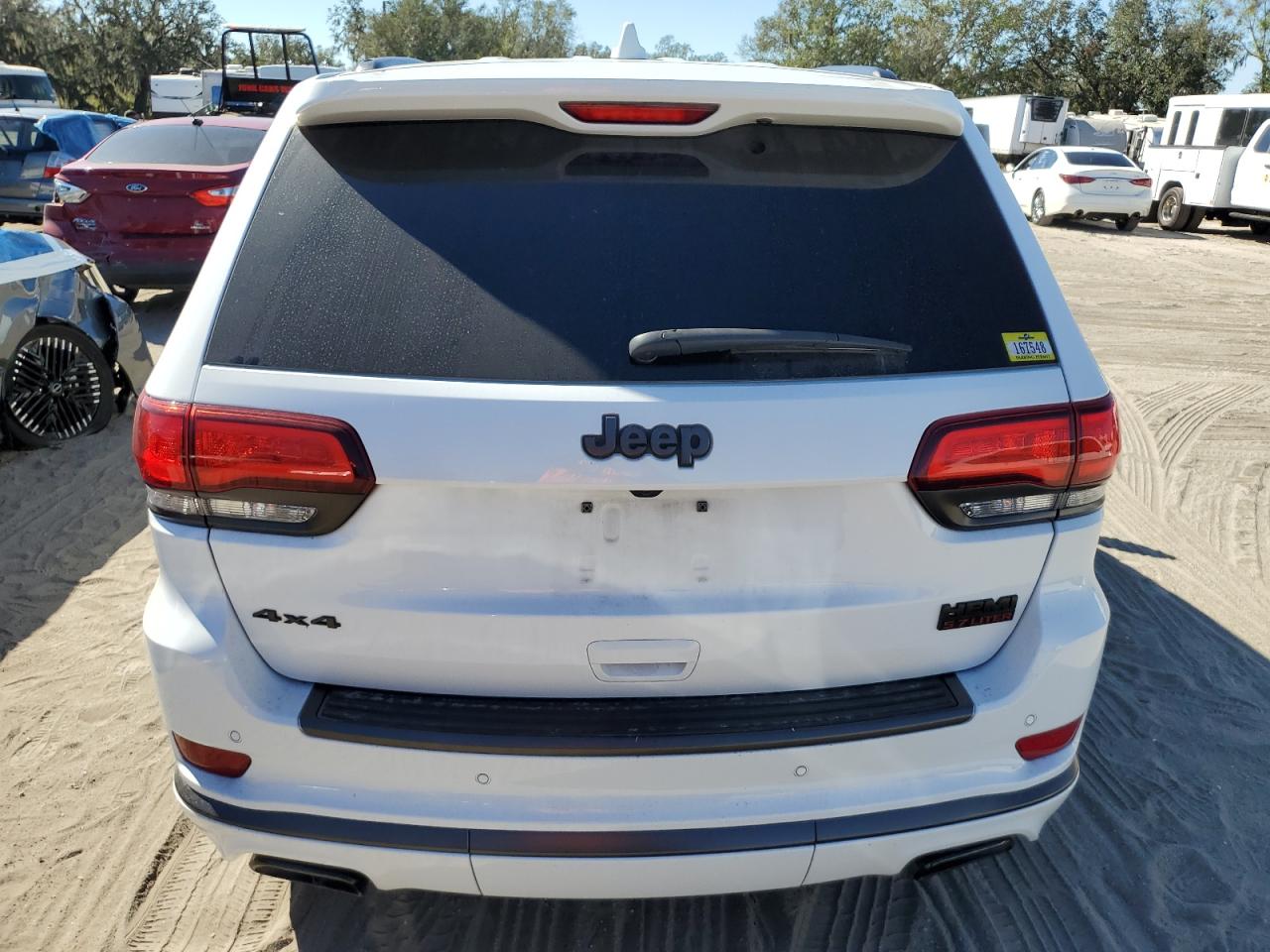 2018 Jeep Grand Cherokee VIN 1C4RJFCT4JC507142 Copart auction photo, front end damage thumbnail 6