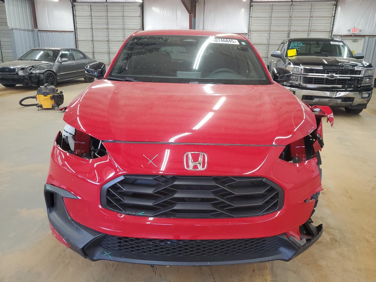 2023 Honda HR-V VIN 3CZRZ1H58PM731036 Copart auction photo, front end / rejected repair damage thumbnail 5