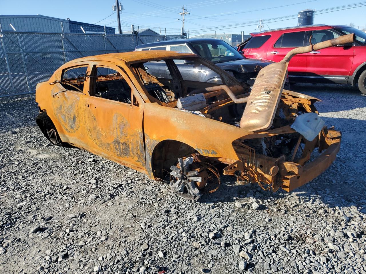 2012 Dodge Avenger VIN 1C3CDZCB9CN199435 Copart auction photo, burn damage thumbnail 4