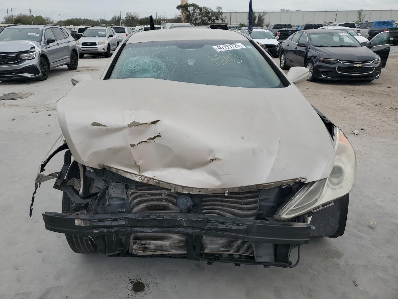 2011 Hyundai Sonata VIN 5NPEB4AC1BH169675 Copart auction photo, front end damage thumbnail 5