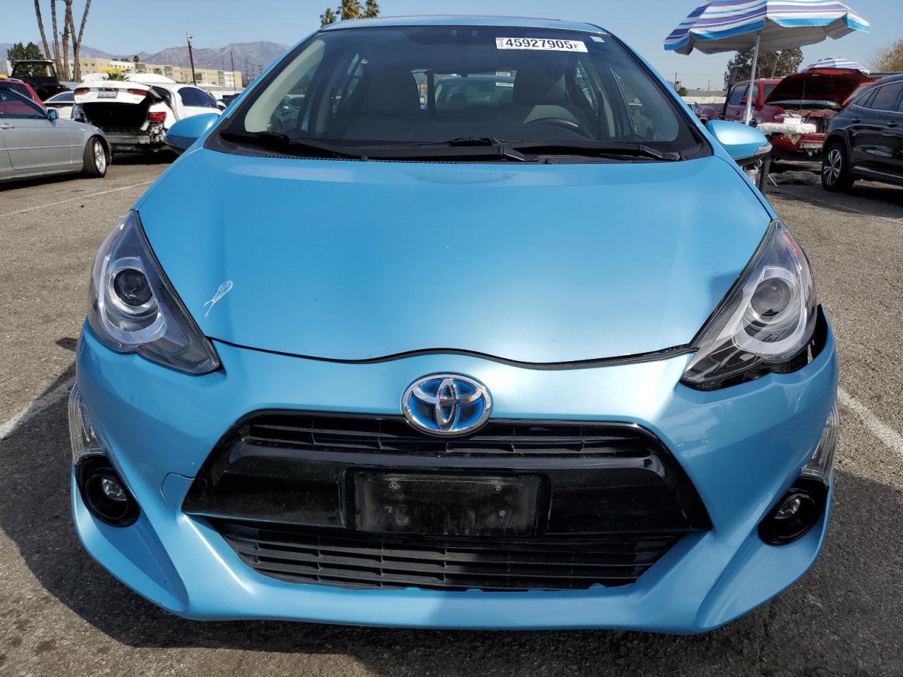 2015 Toyota Prius VIN JTDKDTB3XF1107923 Copart auction photo, rear end / minor dent/scratches damage thumbnail 5
