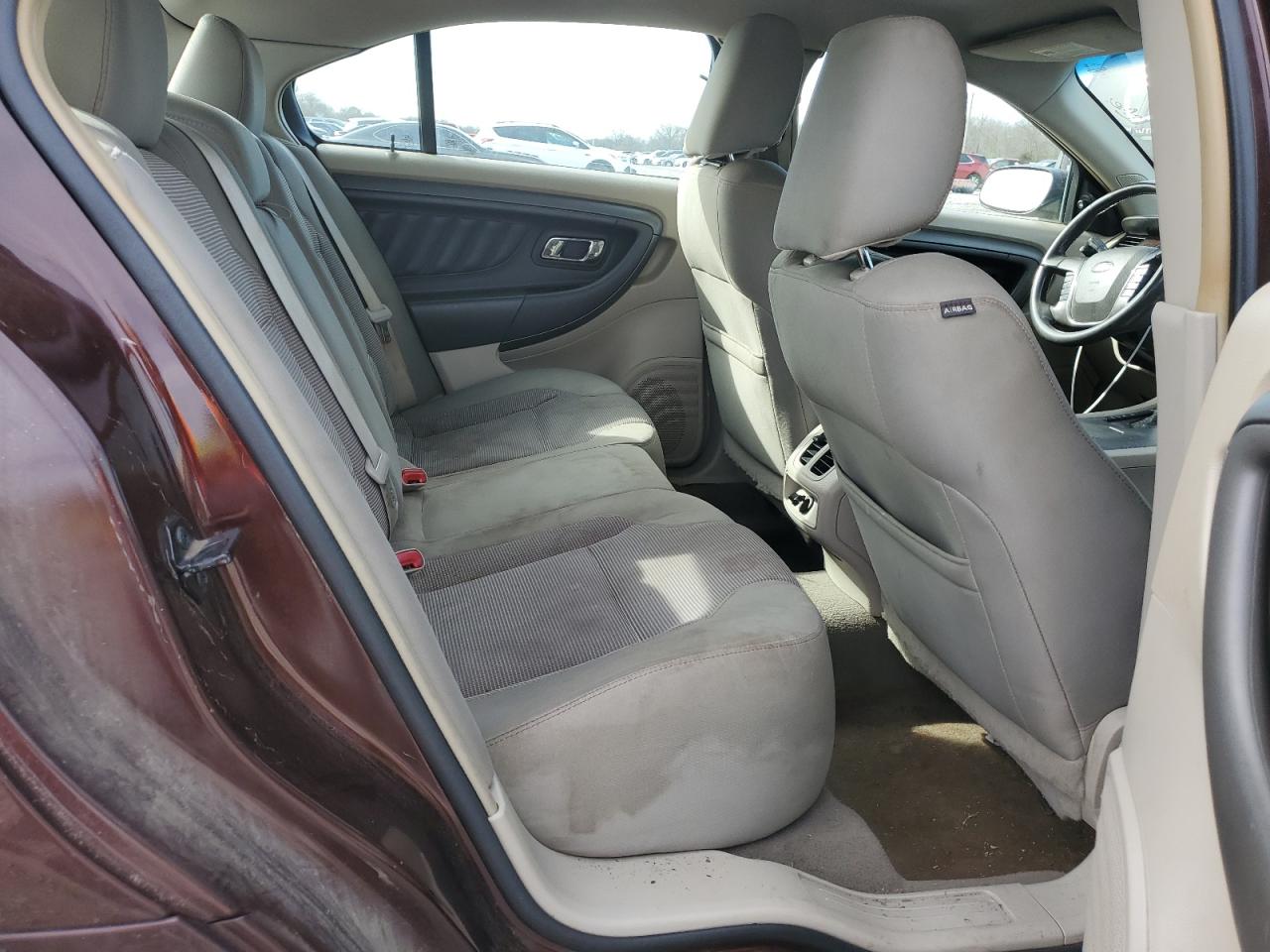 2010 Ford Taurus VIN 1FAHP2EW7AG138141 Copart auction photo, side / rear end damage thumbnail 10