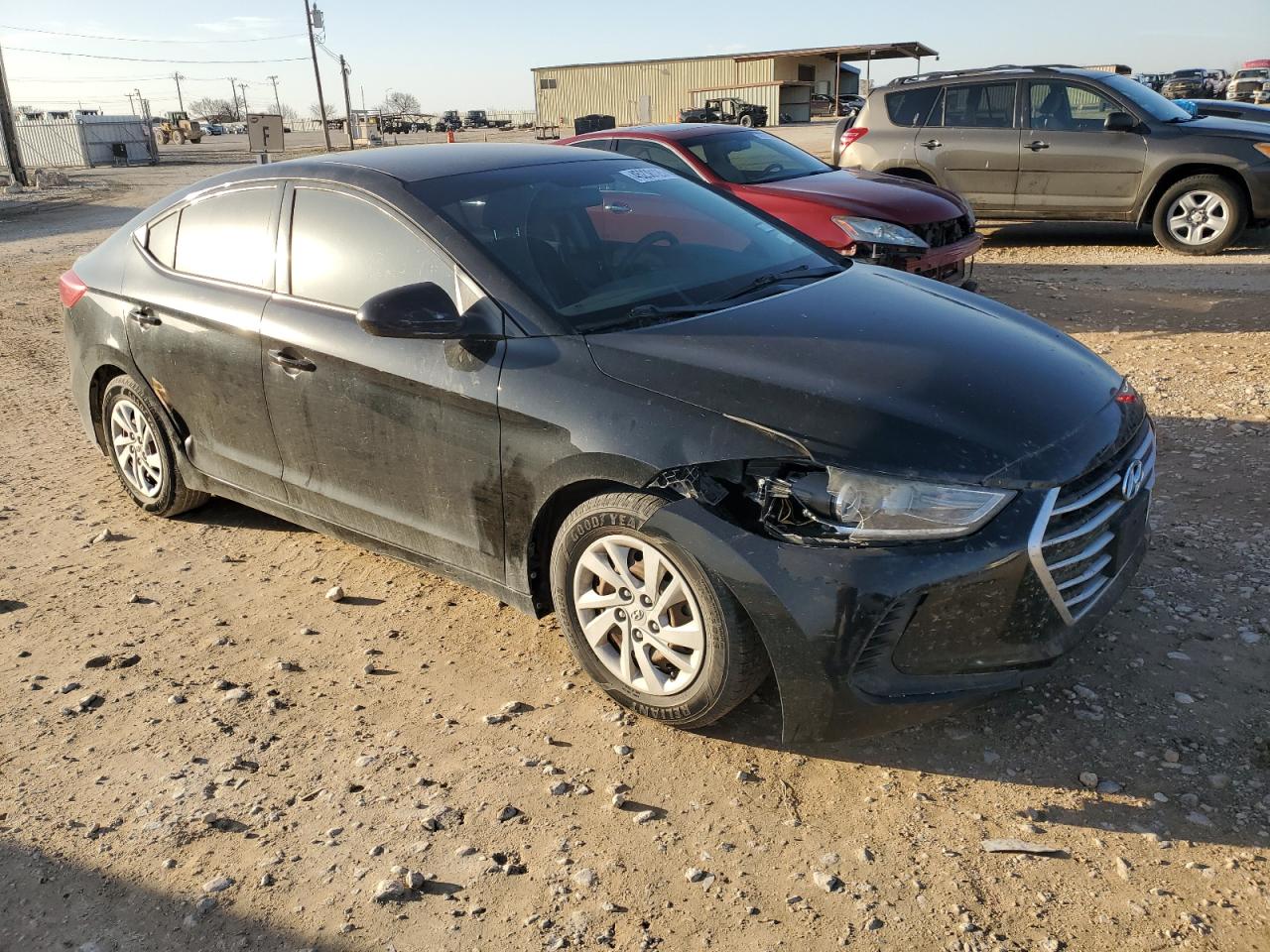 2018 Hyundai Elantra VIN 5NPD74LF2JH291349 Copart auction photo, front end / side damage thumbnail 4