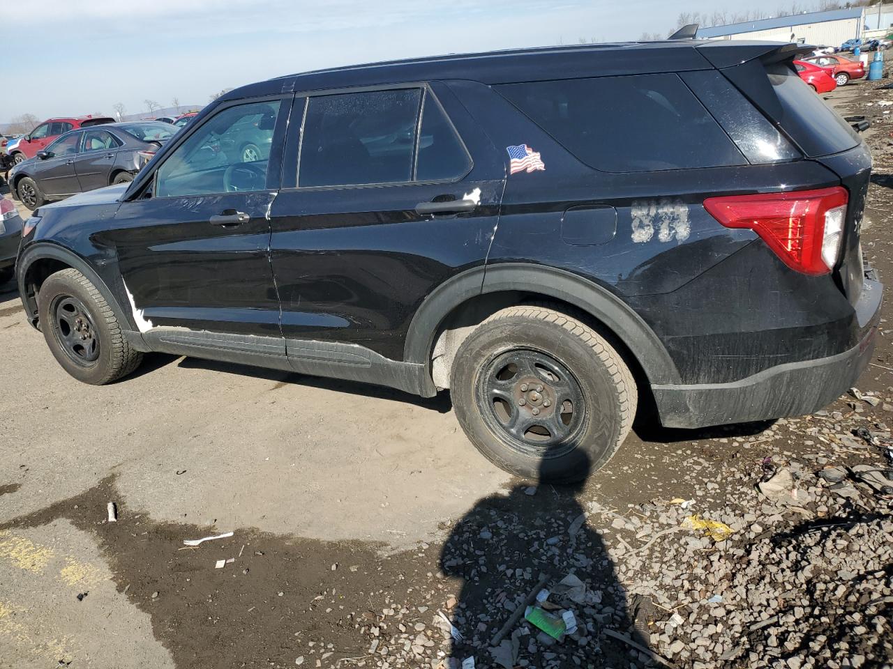 2021 Ford Explorer VIN 1FM5K8AB4MGB64584 Copart auction photo, rear end damage thumbnail 2