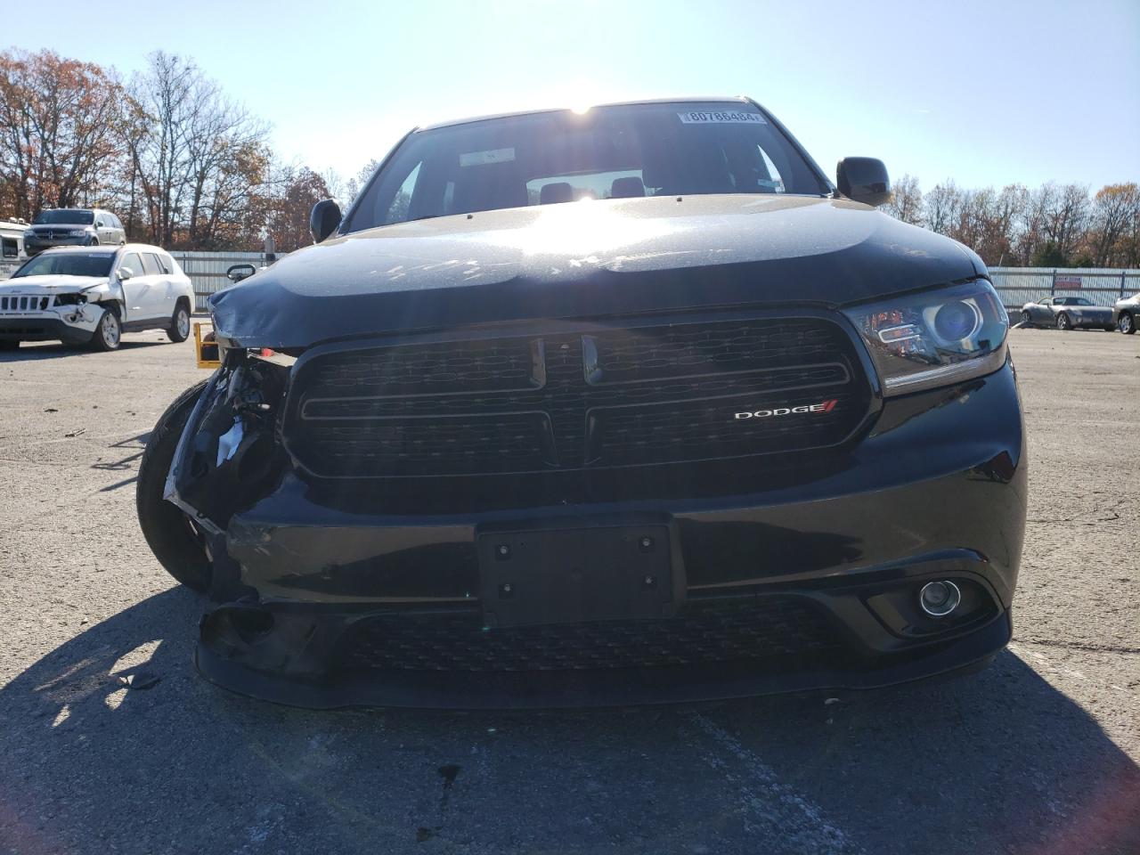 2014 Dodge Durango VIN 1C4RDJAG5EC977217 Copart auction photo, front end damage thumbnail 5