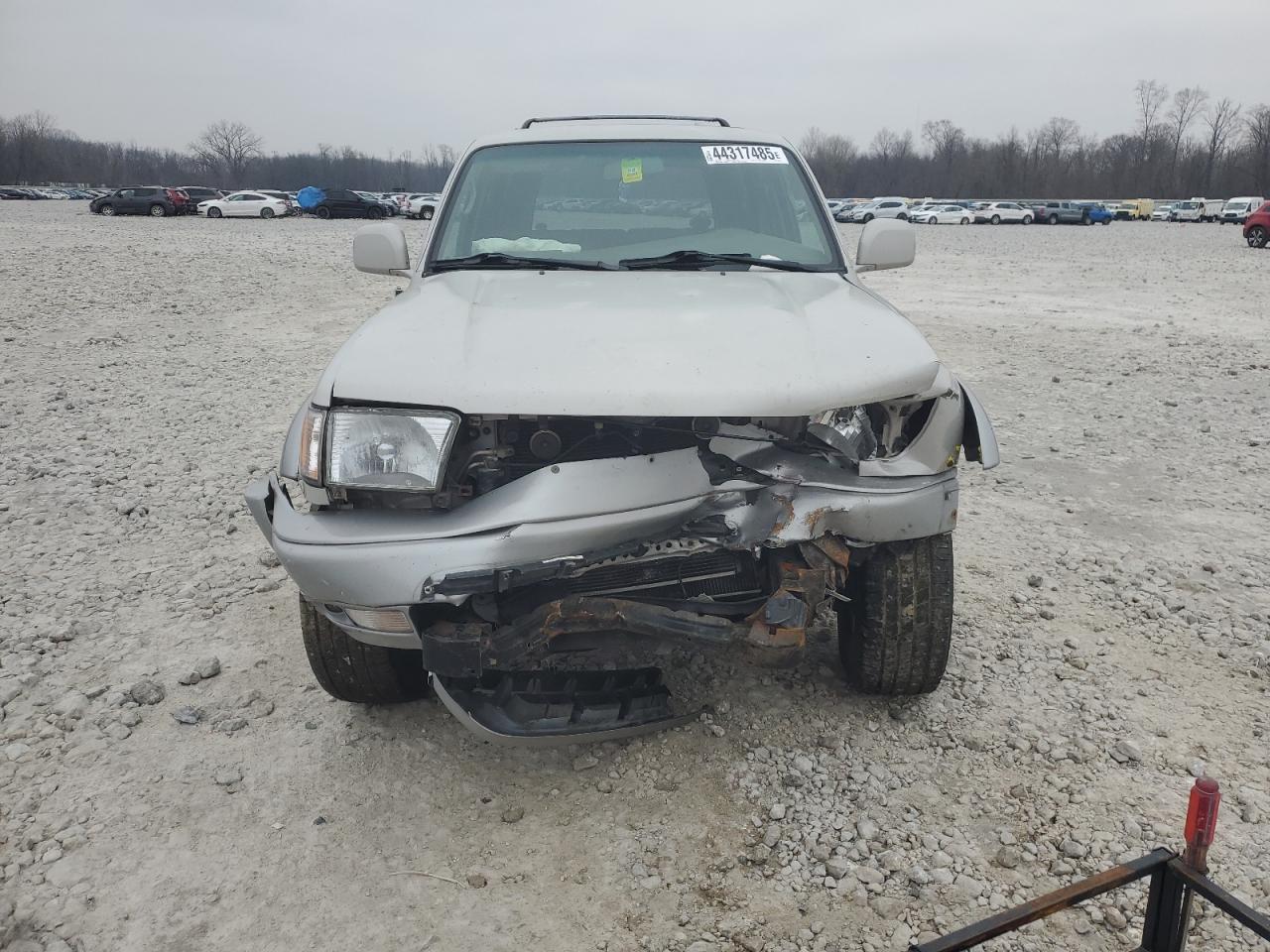 2000 Toyota 4Runner VIN JT3HN87R3Y9043508 Copart auction photo, front end / frame damage damage thumbnail 5