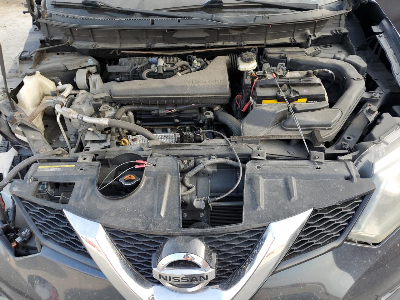 2016 Nissan Rogue VIN 5N1AT2MV4GC752480 Copart auction photo, front end / side damage thumbnail 13