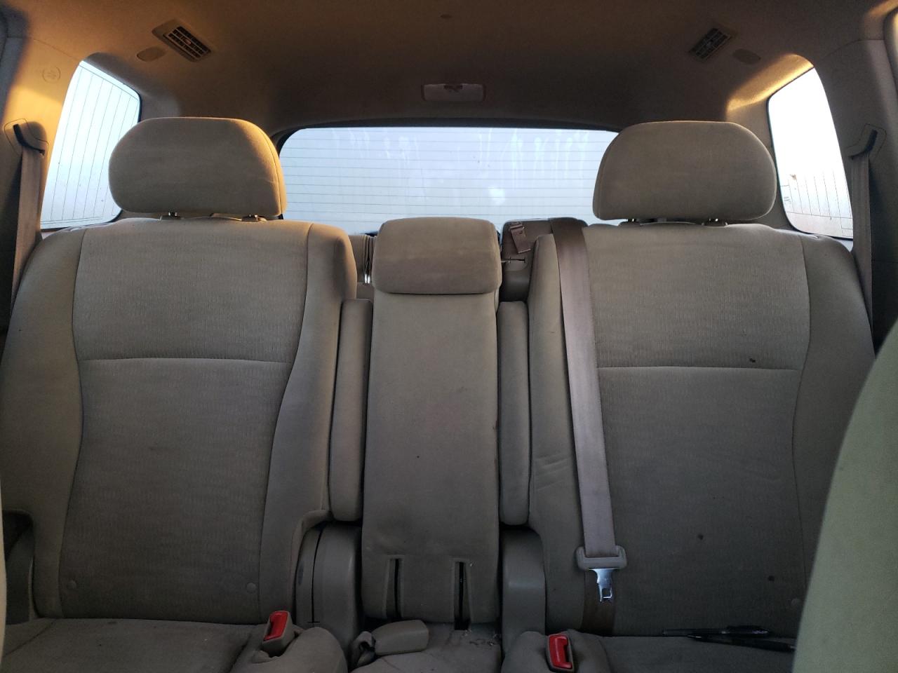2013 Toyota Highlander VIN 5TDZK3EH6DS098777 Copart auction photo, top/roof damage thumbnail 10