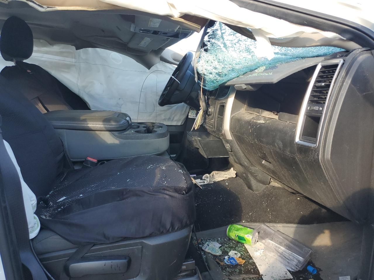2018 RAM 2500 VIN 3C6UR5DL2JG424969 Copart auction photo, top/roof / side damage thumbnail 7