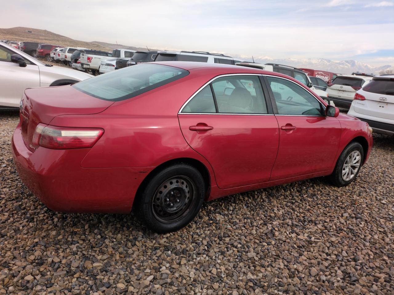 2007 Toyota Camry VIN 4T1BE46K77U159705 Copart auction photo, rear end / front end damage thumbnail 3
