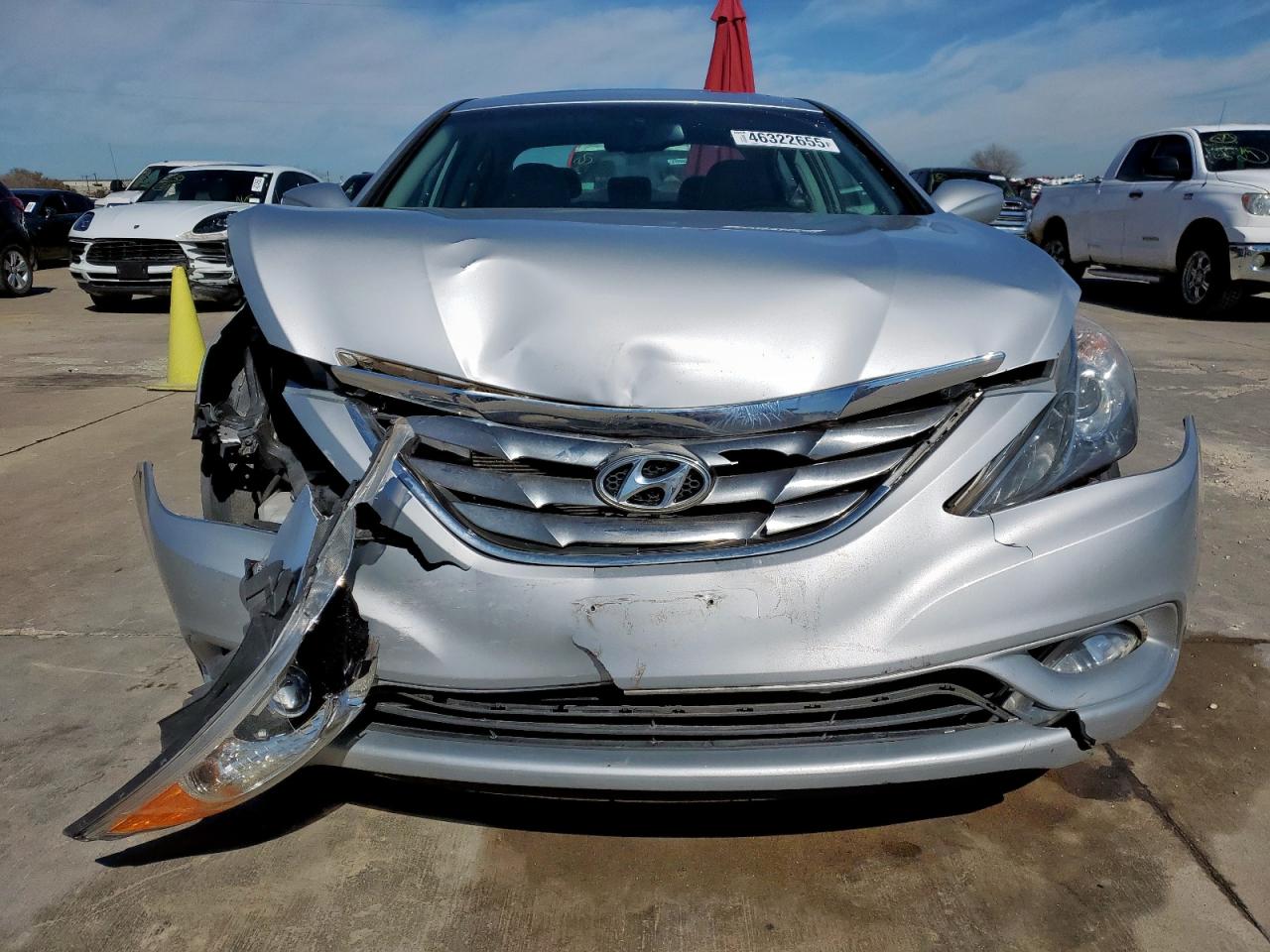 2012 Hyundai Sonata VIN 5NPEC4AC5CH433026 Copart auction photo, front end damage thumbnail 5