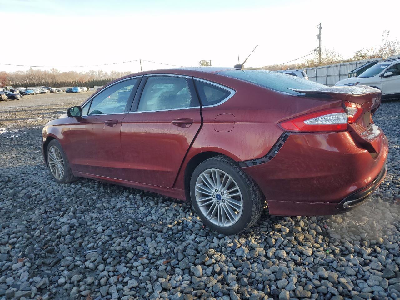 2014 Ford Fusion VIN 3FA6P0H95ER271030 Copart auction photo, rear end / front end damage thumbnail 2