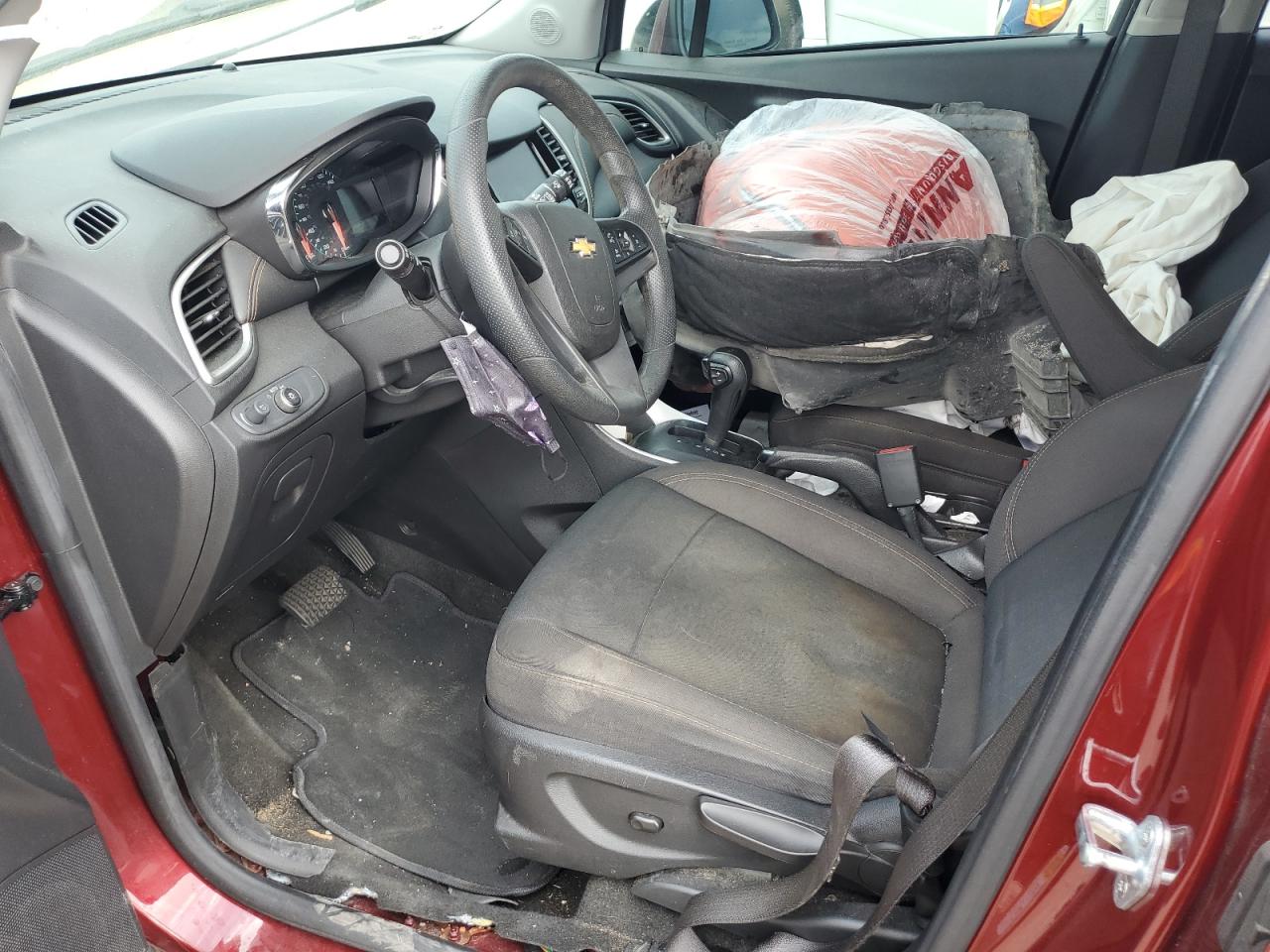 2021 Chevrolet Trax VIN KL7CJNSM1MB373918 Copart auction photo, front end / undercarriage damage thumbnail 7