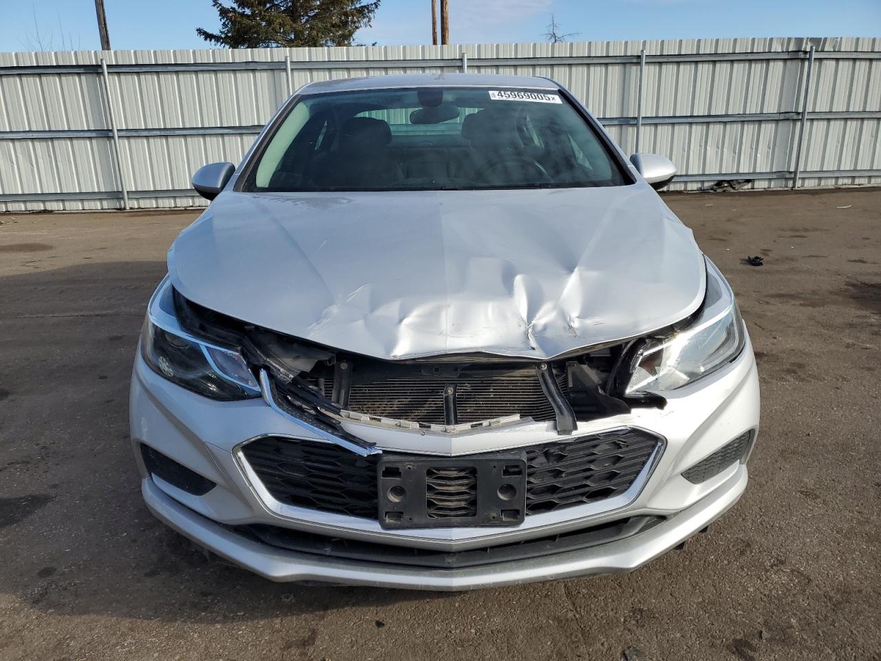 2017 Chevrolet Cruze VIN 1G1BE5SM1H7153876 Copart auction photo, front end damage thumbnail 5