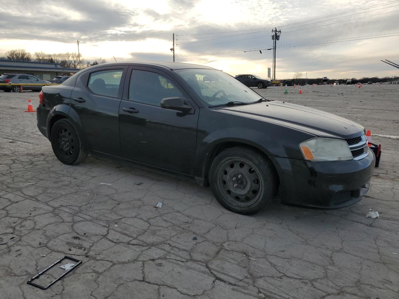 2012 Dodge Avenger VIN 1C3CDZAB0CN122584 Copart auction photo, rear end / minor dent/scratches damage thumbnail 4