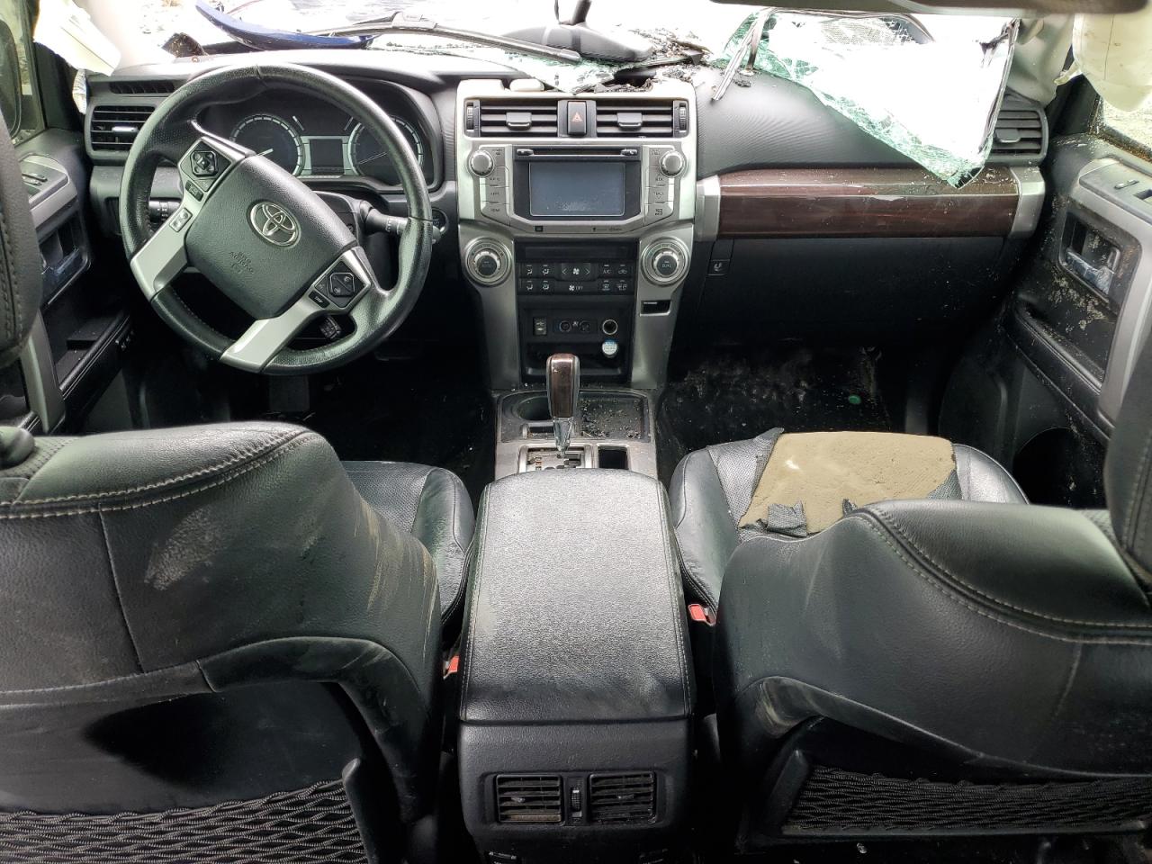 2014 Toyota 4Runner VIN JTEZU5JR0E5075292 Copart auction photo, all over damage thumbnail 8