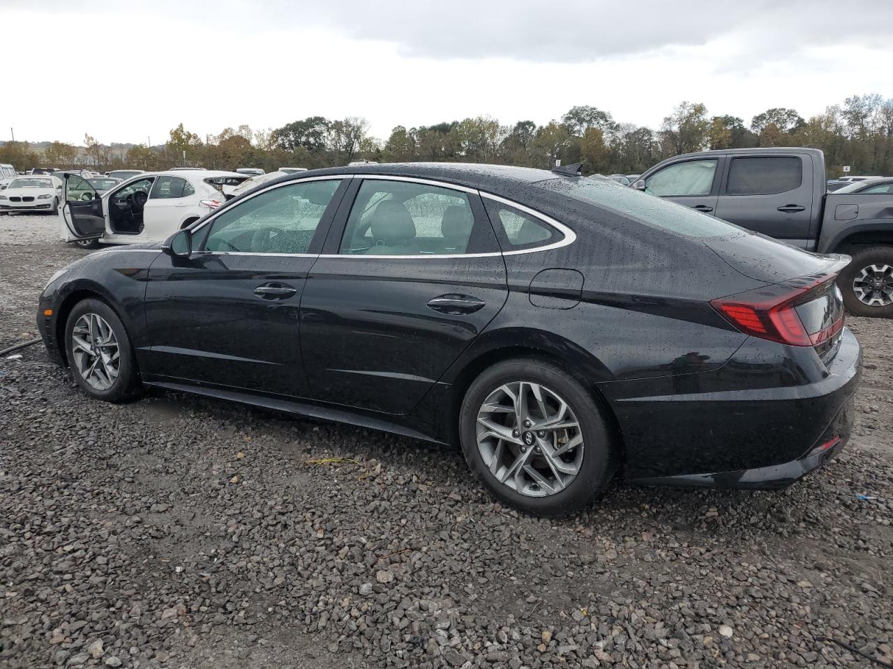 2020 Hyundai Sonata VIN 5NPEF4JA8LH001536 Copart auction photo, front end damage thumbnail 2