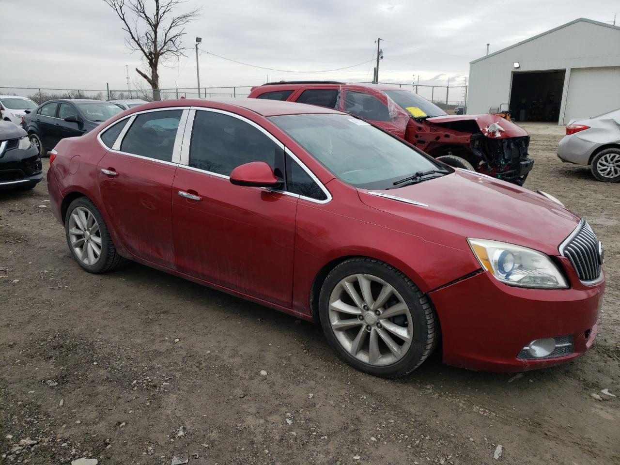 2012 Buick Verano VIN 1G4PR5SK4C4184013 Copart auction photo, front end damage thumbnail 4