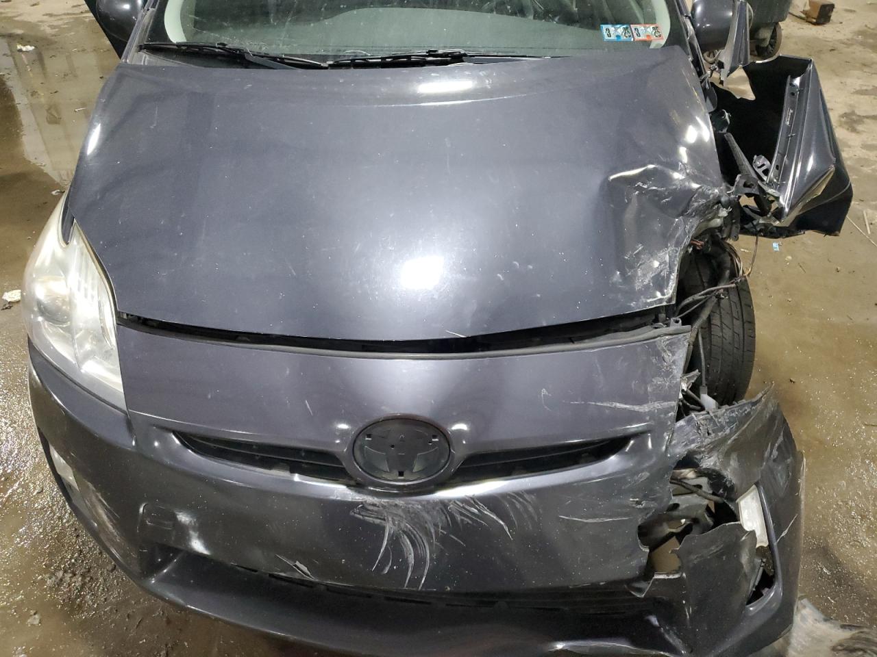 2011 Toyota Prius VIN JTDKN3DU7B0316667 Copart auction photo, rear end / front end damage thumbnail 11