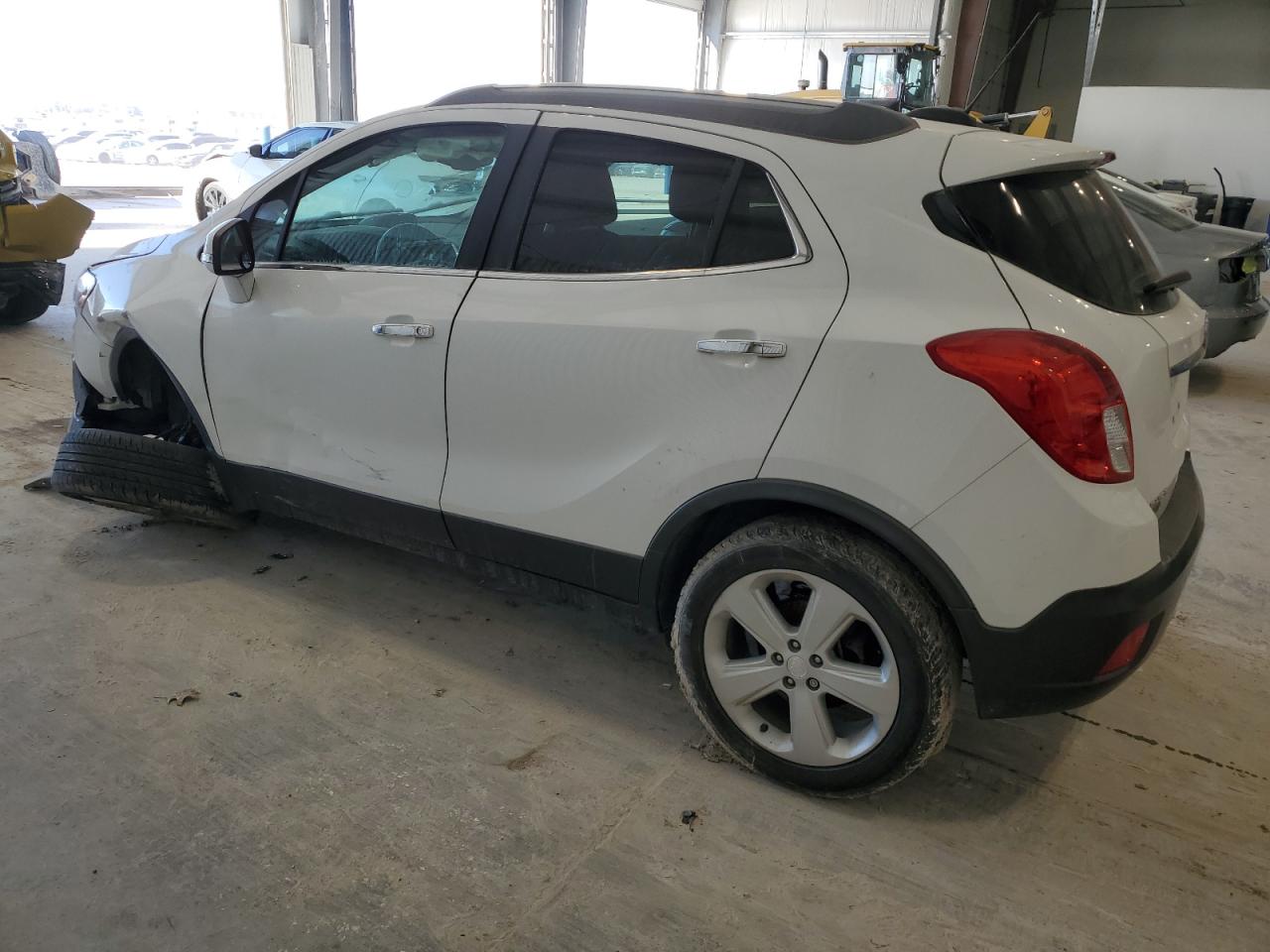 2016 Buick Encore VIN KL4CJBSB8GB728081 Copart auction photo, front end / undercarriage damage thumbnail 2