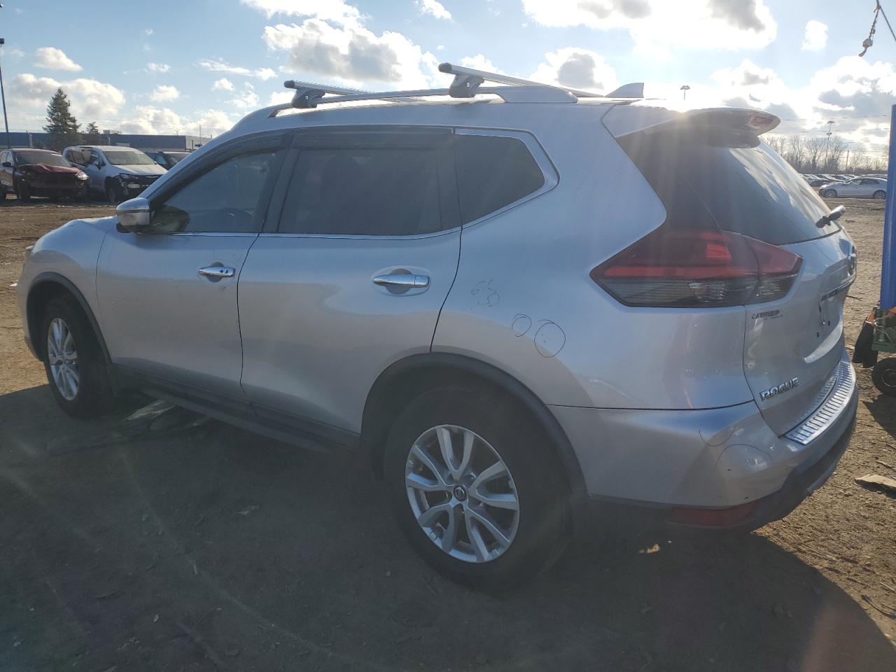 2017 Nissan Rogue VIN 5N1AT2MV5HC790785 Copart auction photo, side damage thumbnail 2