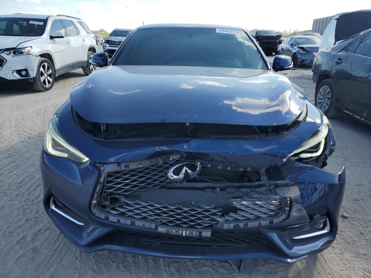 2018 Infiniti Q60 VIN JN1EV7EL3JM391371 Copart auction photo, front end / minor dent/scratches damage thumbnail 5