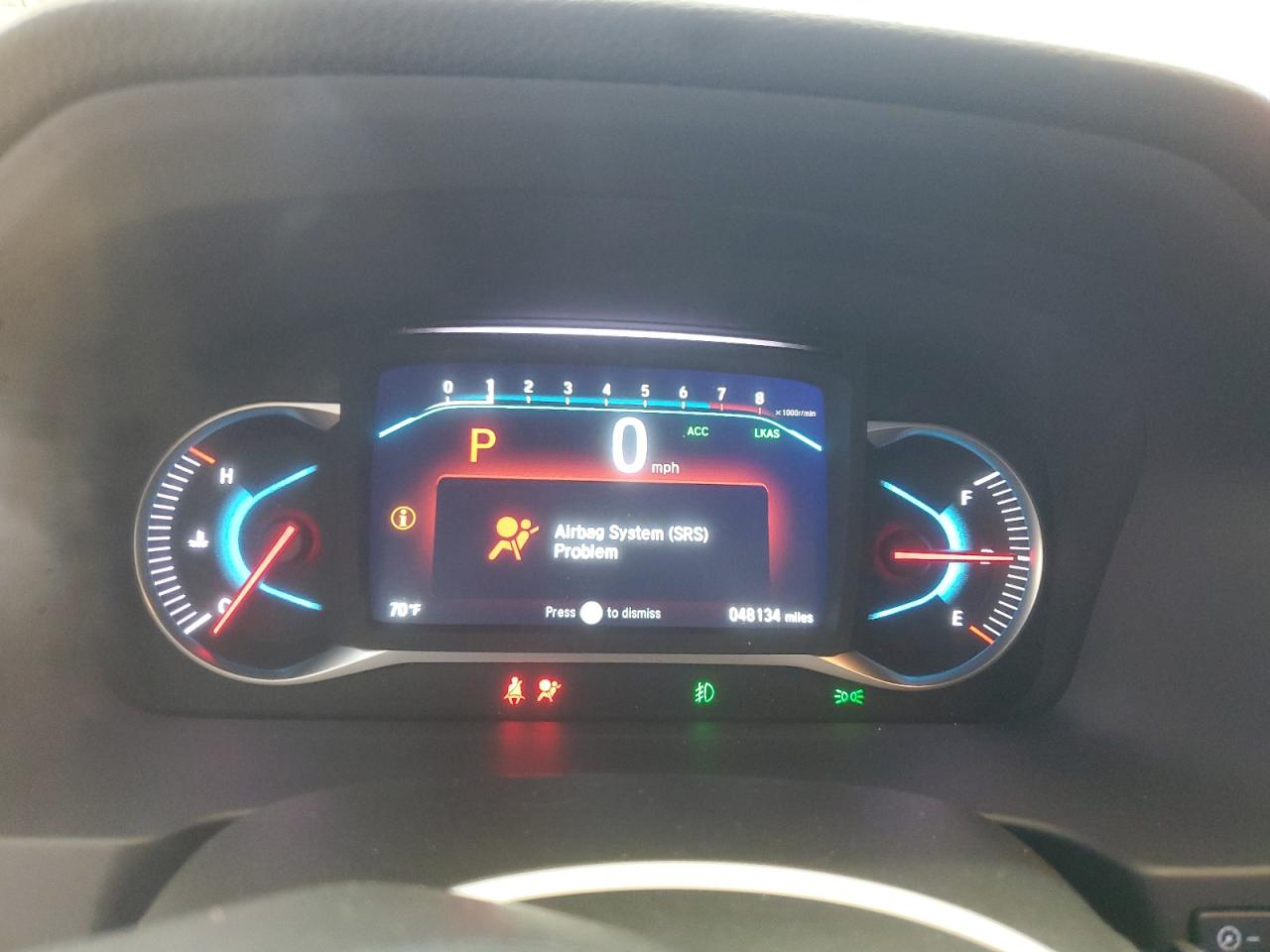 2020 Honda Passport VIN 5FNYF8H55LB015129 Copart auction photo, front end damage thumbnail 9