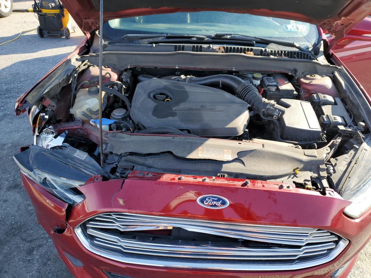2013 Ford Fusion VIN 3FA6P0HR6DR316992 Copart auction photo, front end damage thumbnail 11