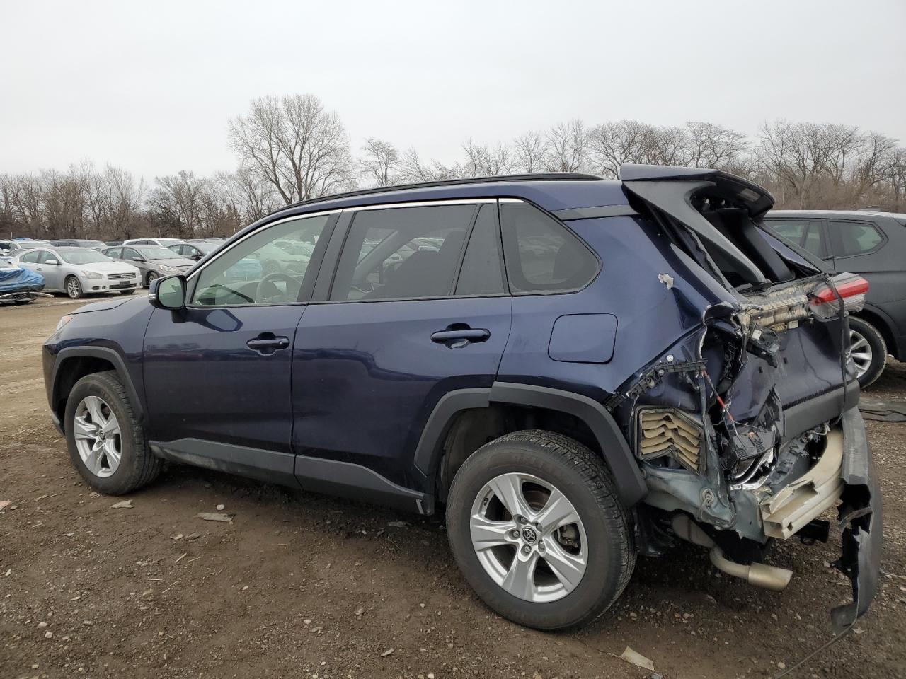 2020 Toyota RAV 4 VIN JTMP1RFV0LJ035560 Copart auction photo, rear end damage thumbnail 2