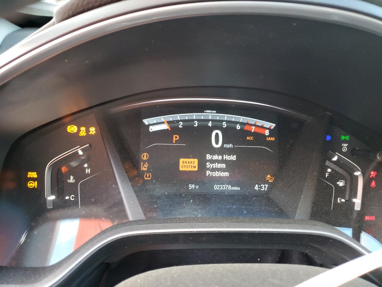 2020 Honda CR-V VIN 2HKRW2H80LH696359 Copart auction photo, side / rear end damage thumbnail 9